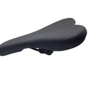 Bike Seat Adult Basic Black‎ Stock Cushion 10.5 Inches Long